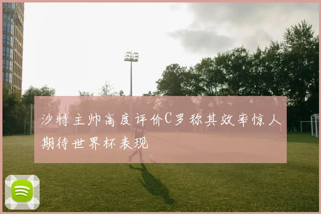 沙特主帅高度评价C罗称其效率惊人期待世界杯表现